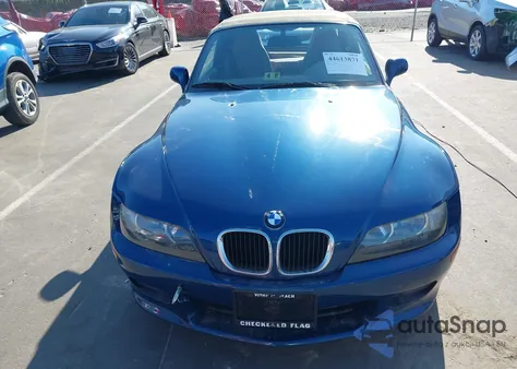2001 BMW Z3 2.5I из США, поврежденный, VIN WBACN33411LM02718